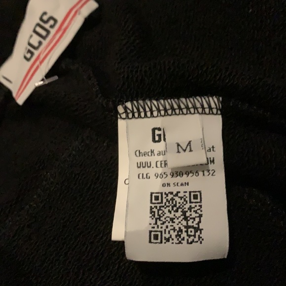 New GCDS Men’s track pants. Black - Picture 2 of 3